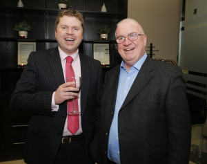 MGR Accountants' Partner Eoin Ryan with Peter Murphy