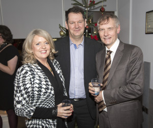 HLB's Mary McKeogh, with Andrew Donovan, ACC and Dan O'Gorman, O'Gorman Solicitors.     