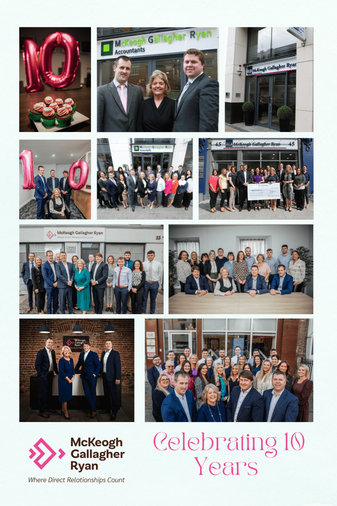 MGR 10-years in business photo collage