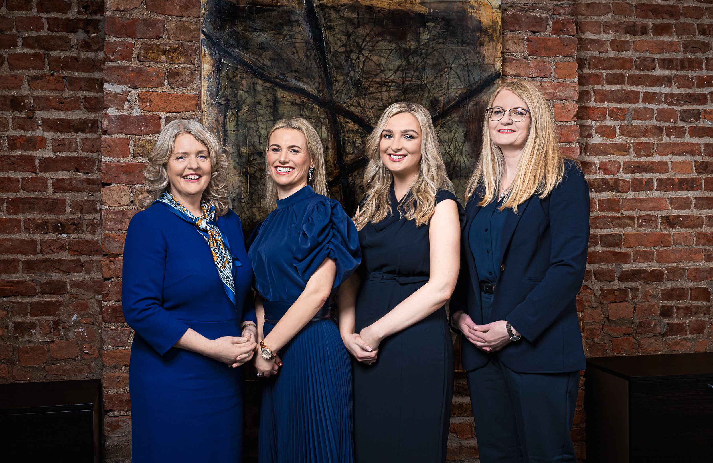 Mary McKeogh, Jane Hughes, Chloe Wallace & Anne Hogan pictured at the announcement of MGR's recent promotions.