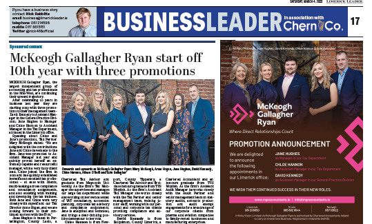Limerick Leader MGR Promotions Coverage